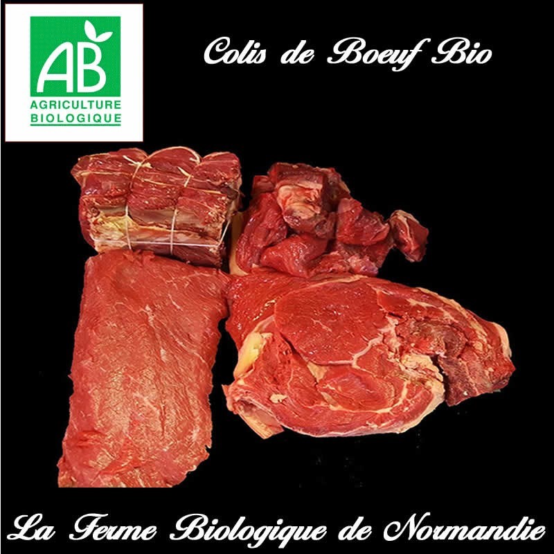 Colis de boeuf Bio – 10 kg – Domaine de la Guérie