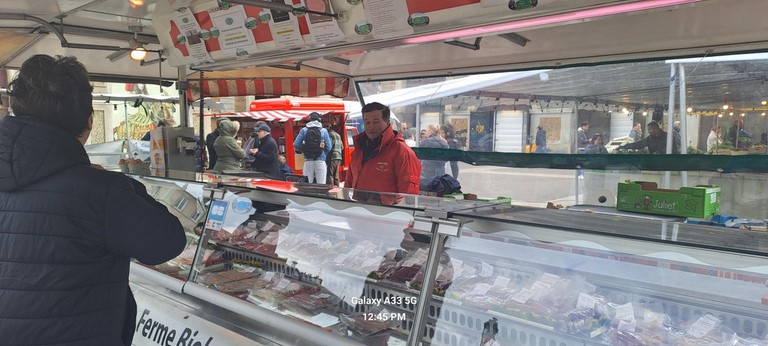 Viande bio marché de Versailles Notre-Dame