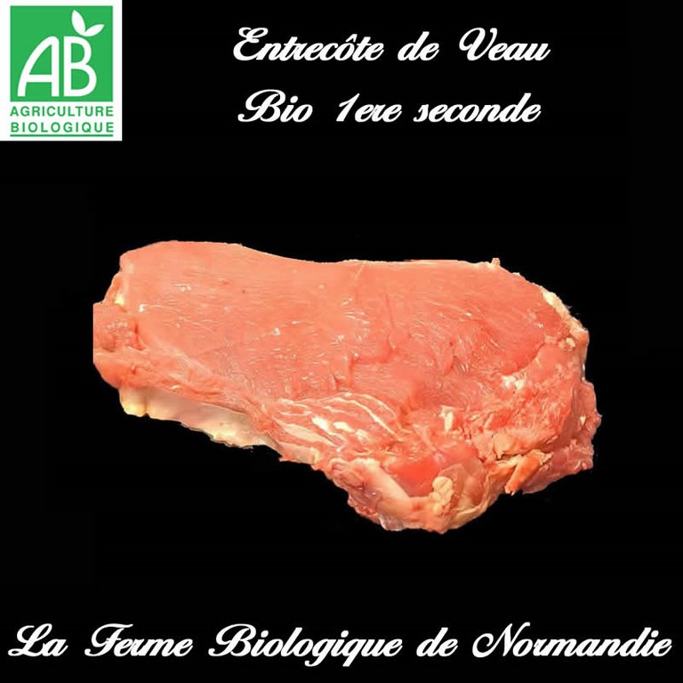 entrecote de veau bio 400g